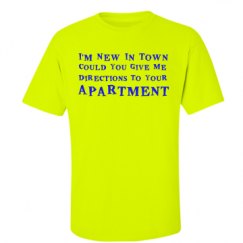 Unisex Ultra Cotton Safety Neon Crewneck Tee