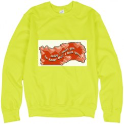 Unisex Neon Crewneck Sweatshirt
