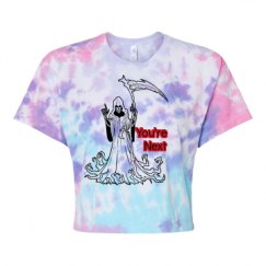 Women's Tie Dye Crop Top Tee
