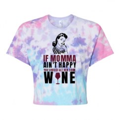 Women's Tie Dye Crop Top Tee