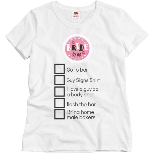 Bachelorette Party Shirt