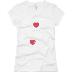 Ladies Slim Fit Basic Promo Jersey Tee