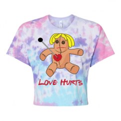 Women's Tie Dye Crop Top Tee