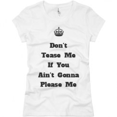 Ladies Slim Fit Basic Promo Jersey Tee