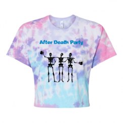 Women's Tie Dye Crop Top Tee