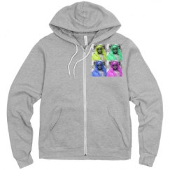 Unisex Fleece Full Zip Midweight Hoodie