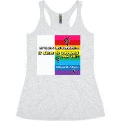 Ladies Slim Fit Super Soft Racerback Triblend Tank