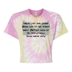 Women's Tie Dye Crop Top Tee