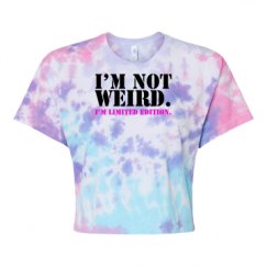 Women's Tie Dye Crop Top Tee