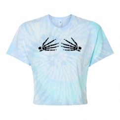 Women's Tie Dye Crop Top Tee