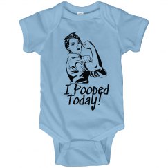 Pooped Today Bodysuit