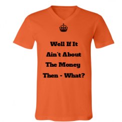 Unisex V-Neck Jersey Tee