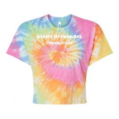 Women's Tie Dye Crop Top Tee