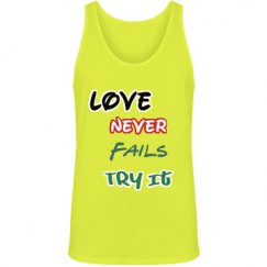 Unisex Jersey Neon Tank Top