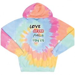 Unisex Tie-Dye Fleece Hoodie