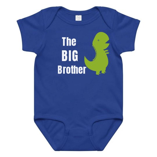Big Brother Dinosaur Onesies Big Brother Dinosaur Onesies