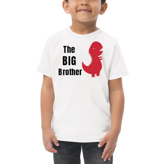 Big Brother Dinosaur Shirt for Kids