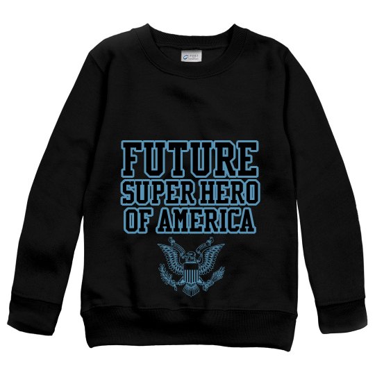 Boy's "Future Hero" sweatshirt Boy's "Future Hero" sweatshirt