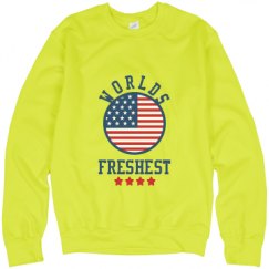 Unisex Neon Crewneck Sweatshirt