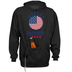 Unisex Beer Holder Tailgate Hoodie