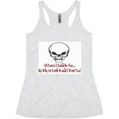 Ladies Slim Fit Super Soft Racerback Triblend Tank