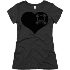 Ladies Slim Fit Super Soft Triblend Tee
