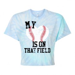 Women's Tie Dye Crop Top Tee