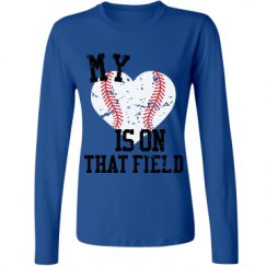 Ladies Relaxed Fit Basic Long Sleeve Tee