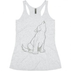 Ladies Slim Fit Super Soft Racerback Triblend Tank