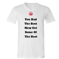 Unisex V-Neck Jersey Tee