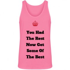 Unisex Jersey Neon Tank Top