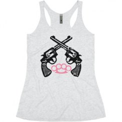 Ladies Slim Fit Super Soft Racerback Triblend Tank