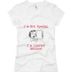 Ladies Slim Fit Basic Promo Jersey Tee