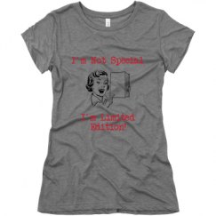 Ladies Slim Fit Super Soft Triblend Tee