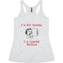 Ladies Slim Fit Super Soft Racerback Triblend Tank