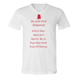 Unisex V-Neck Jersey Tee