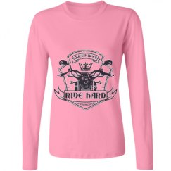 Ladies Relaxed Fit Basic Long Sleeve Tee