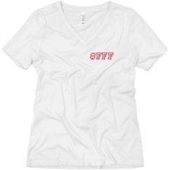 Ladies Relaxed Fit V-Neck Tee