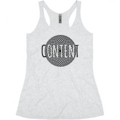 Ladies Slim Fit Super Soft Racerback Triblend Tank