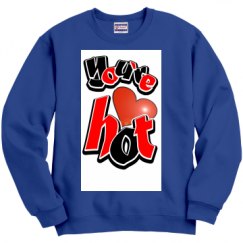 Unisex Film and Foil Crewneck Sweatshirt