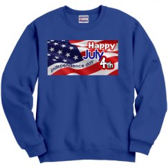 Unisex Film and Foil Crewneck Sweatshirt