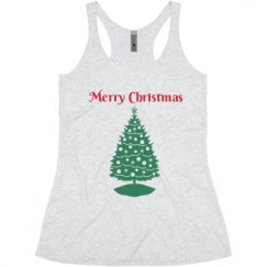 Ladies Slim Fit Super Soft Racerback Triblend Tank