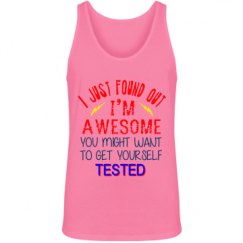 Unisex Jersey Neon Tank Top