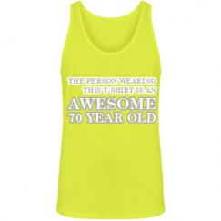 Unisex Jersey Neon Tank Top