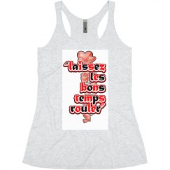Ladies Slim Fit Super Soft Racerback Triblend Tank