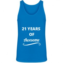 Unisex Jersey Neon Tank Top