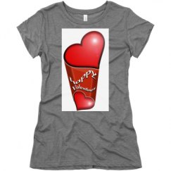 Ladies Slim Fit Super Soft Triblend Tee