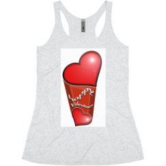 Ladies Slim Fit Super Soft Racerback Triblend Tank