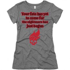 Ladies Slim Fit Super Soft Triblend Tee