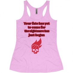Ladies Slim Fit Super Soft Racerback Triblend Tank